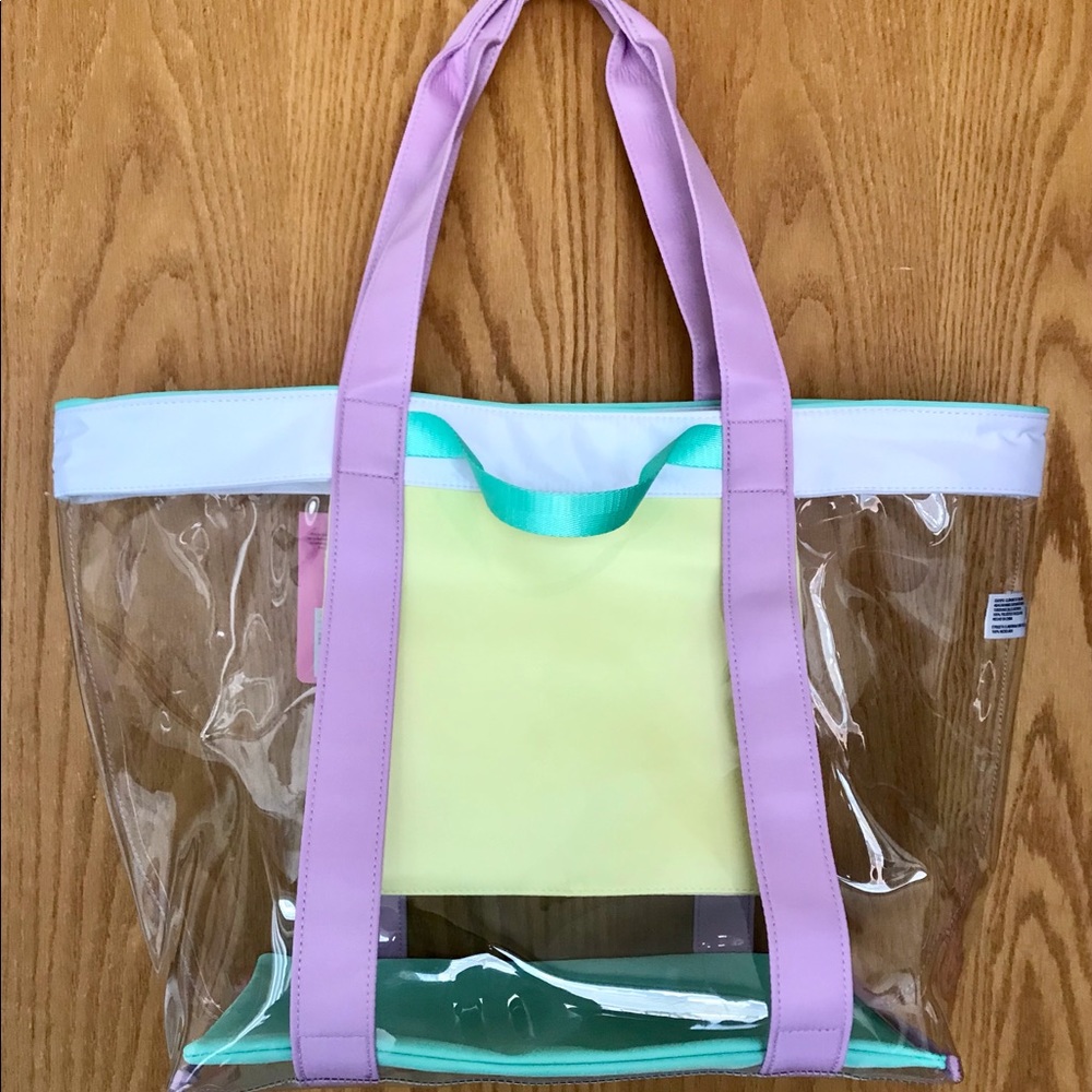 Stoney Clover Lane X Target Clear Beach Tote Bag NEW - Picture 6 of 8